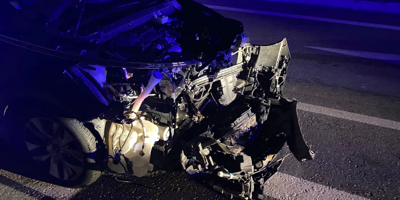 Σπάρτη: Σοβαρό τροχαίο για τον δήμαρχο Π.Δούκα – Πετάχτηκε αγριογούρουνο στο δρόμο του και διαλύθηκε το ΙΧ του