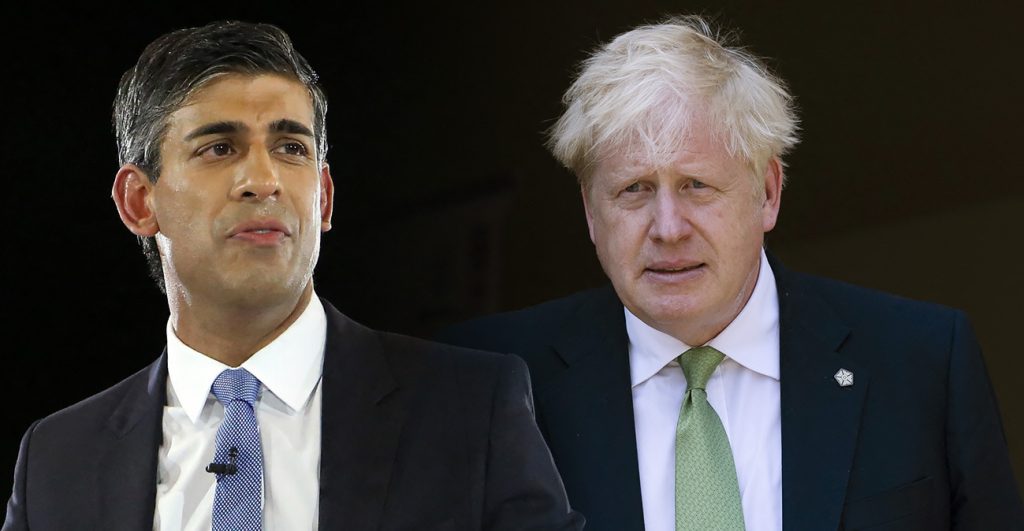 Βρετανία – BBC: Ξεκάθαρο προβάδισμα του Ρ.Σούνακ – «Αγώνας δρόμου» για τον Μπ.Τζόνσον