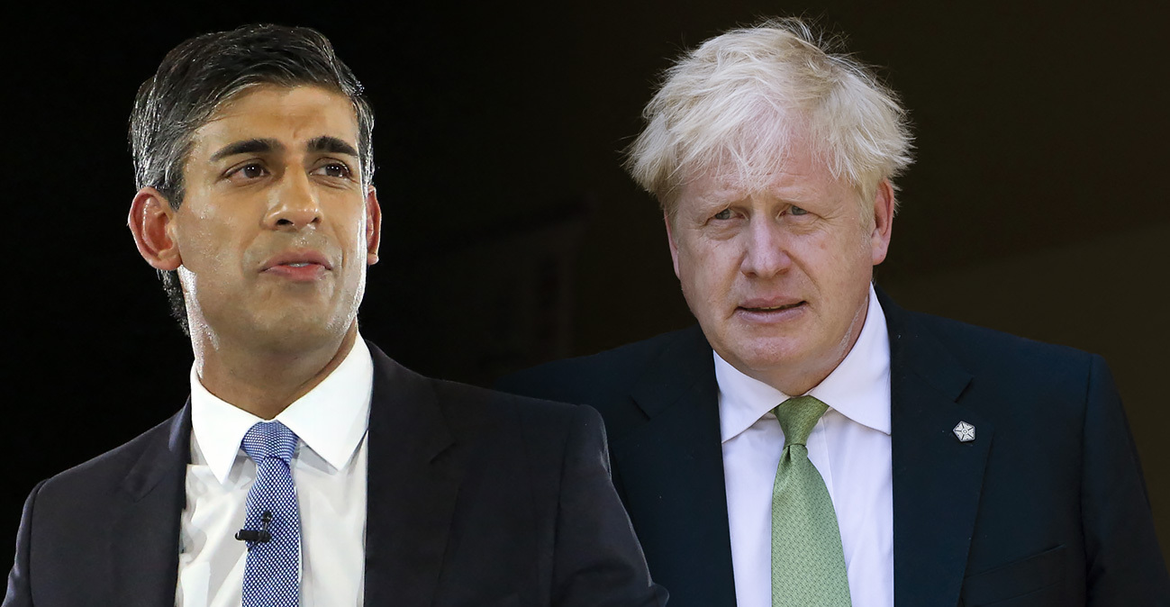 Βρετανία – BBC: Ξεκάθαρο προβάδισμα του Ρ.Σούνακ – «Αγώνας δρόμου» για τον Μπ.Τζόνσον