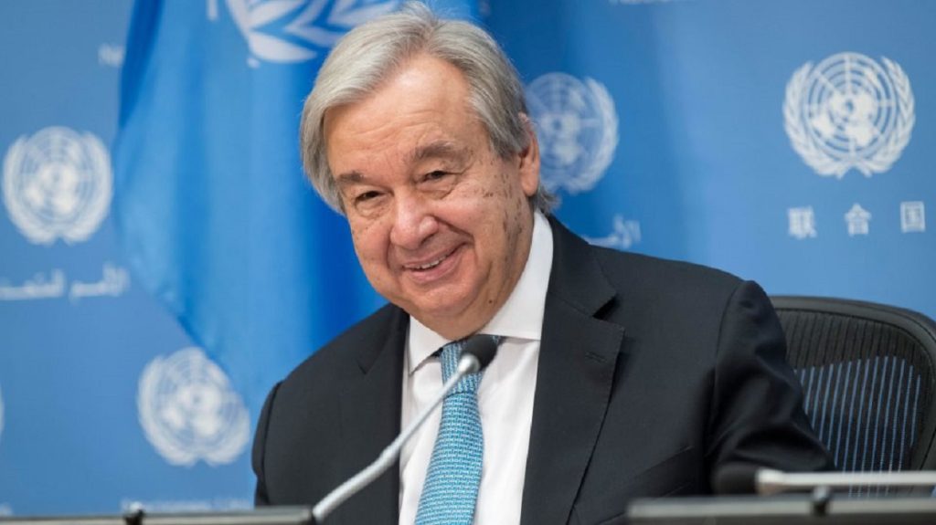 Α.Γκουτέρες: «Πρέπει να υλοποιήσουμε τις αξίες και τις αρχές του Χάρτη του ΟΗΕ»