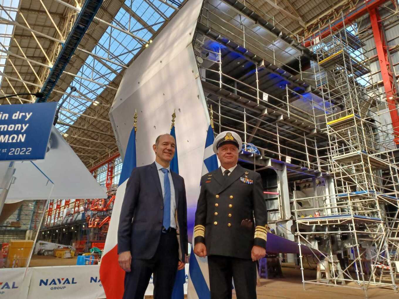 Ολοκληρώθηκε η επίσκεψη του Α/ΓΕΝ Σ.Πετράκη στη Γαλλία – Έπέβλεψε τη ναυπήγηση της πρώτης Belharra (φωτό-βίντεο)