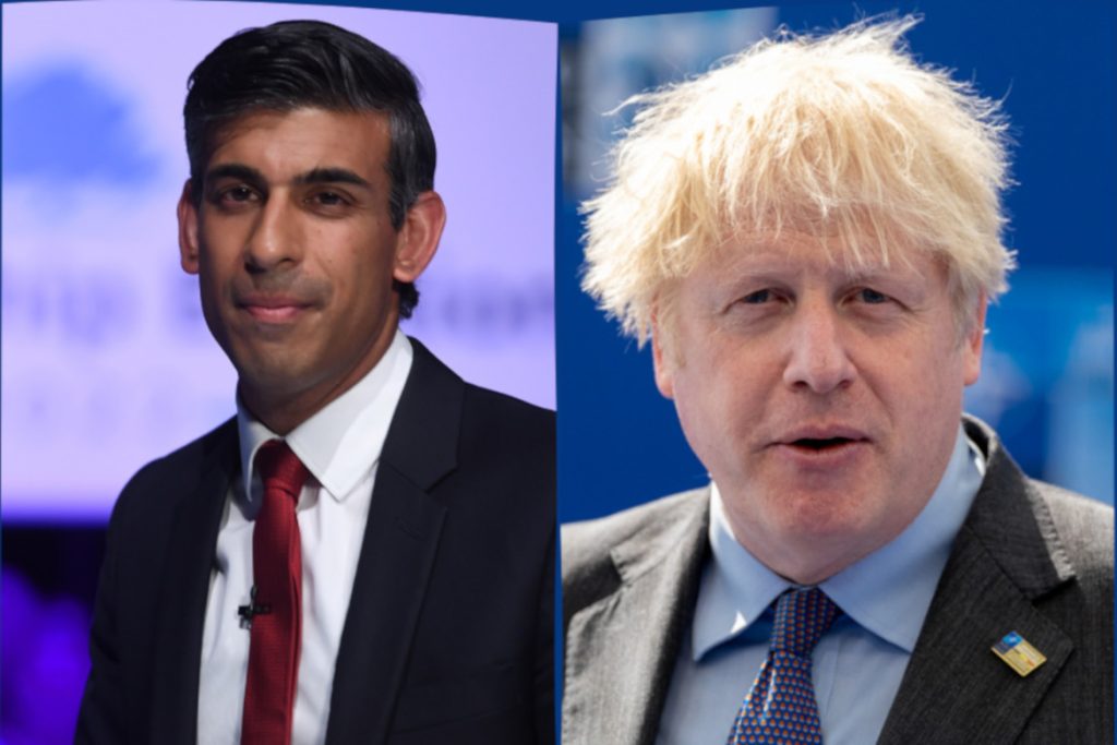 Το συγχαρητήριο μήνυμα του Μπόρις Τζόνσον για τον Ρίσι Σούνακ