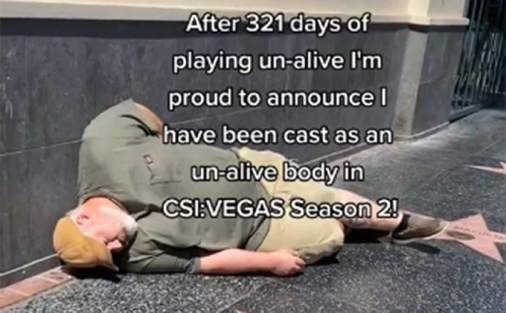 Έπος: Έκανε τον νεκρό για έναν χρόνο στο TikTok και… πήρε ρόλο στη σειρά «CSI: Vegas» (φωτό-βίντεο)