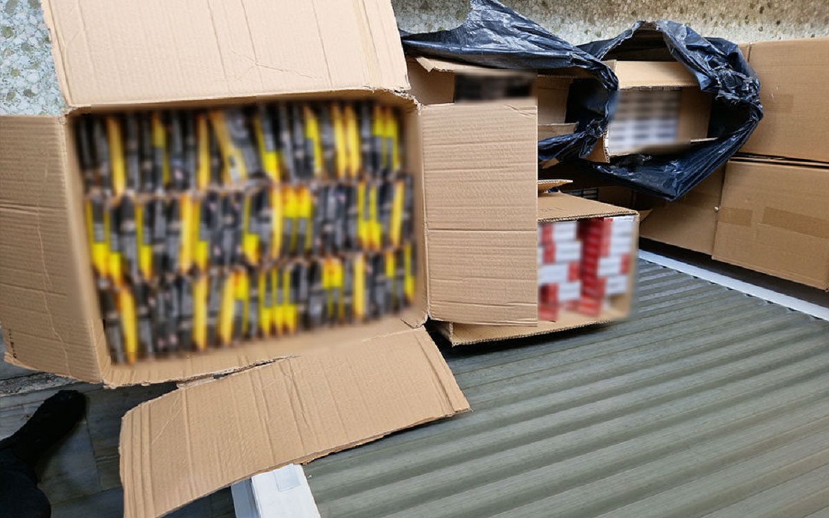 Κερατσίνι: Σύλληψη δύο αλλοδαπών για εμπόριο λαθραίων τσιγάρων (φωτό)