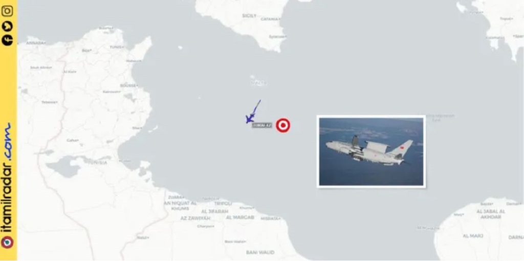 Τουρκικό AWACS B737 MESA περιπολεί στην Κεντρική Μεσόγειο!