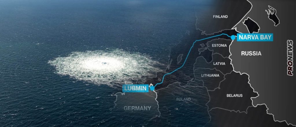 Mόσχα: «Το βρετανικό Βασιλικό Ναυτικό ανατίναξε τους αγωγούς φυσικού αερίου Nord Stream 1 και 2»