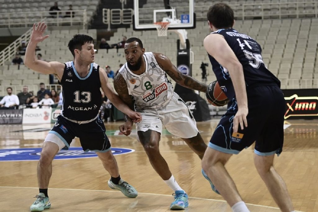 Basket League: Δύσκολη νίκη του Παναθηναϊκού επί του Κολοσσού Ρόδου στο ΟΑΚΑ (77-67)