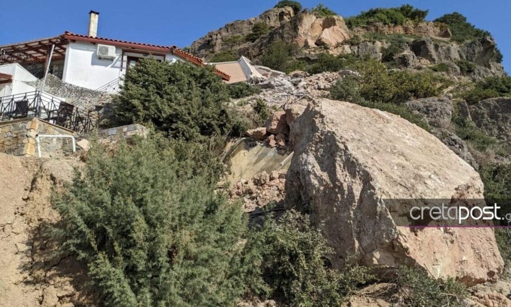 Ιεράπετρα: Και το 2010 είχε πέσει βράχος σε σπίτι