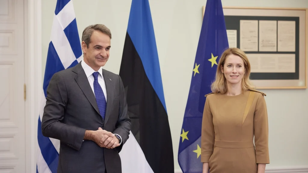 Οι δηλώσεις του Κ.Μητσοτάκη με την πρωθυπουργό της Εσθονίας – «Όλα τα κράτη μέλη του ΝΑΤΟ να εφαρμόζουν τις κυρώσεις κατά της Ρωσίας»