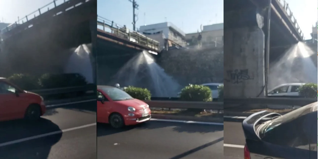 Κυκλοφοριακό «χάος» στον Κηφισό: Σταμάτησε η ροή από τον σπασμένο αγωγό της ΕΥΔΑΠ – Παραμένει η κίνηση (upd)