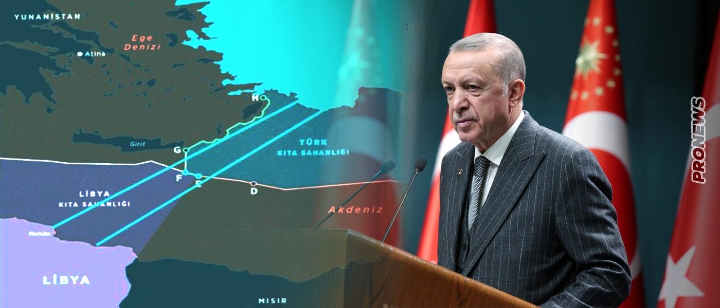 Ο Ρ.Τ.Ερντογάν προανήγγειλε γεωτρήσεις νότια της Κρήτης μαζί με τη Λιβύη! (χάρτες)