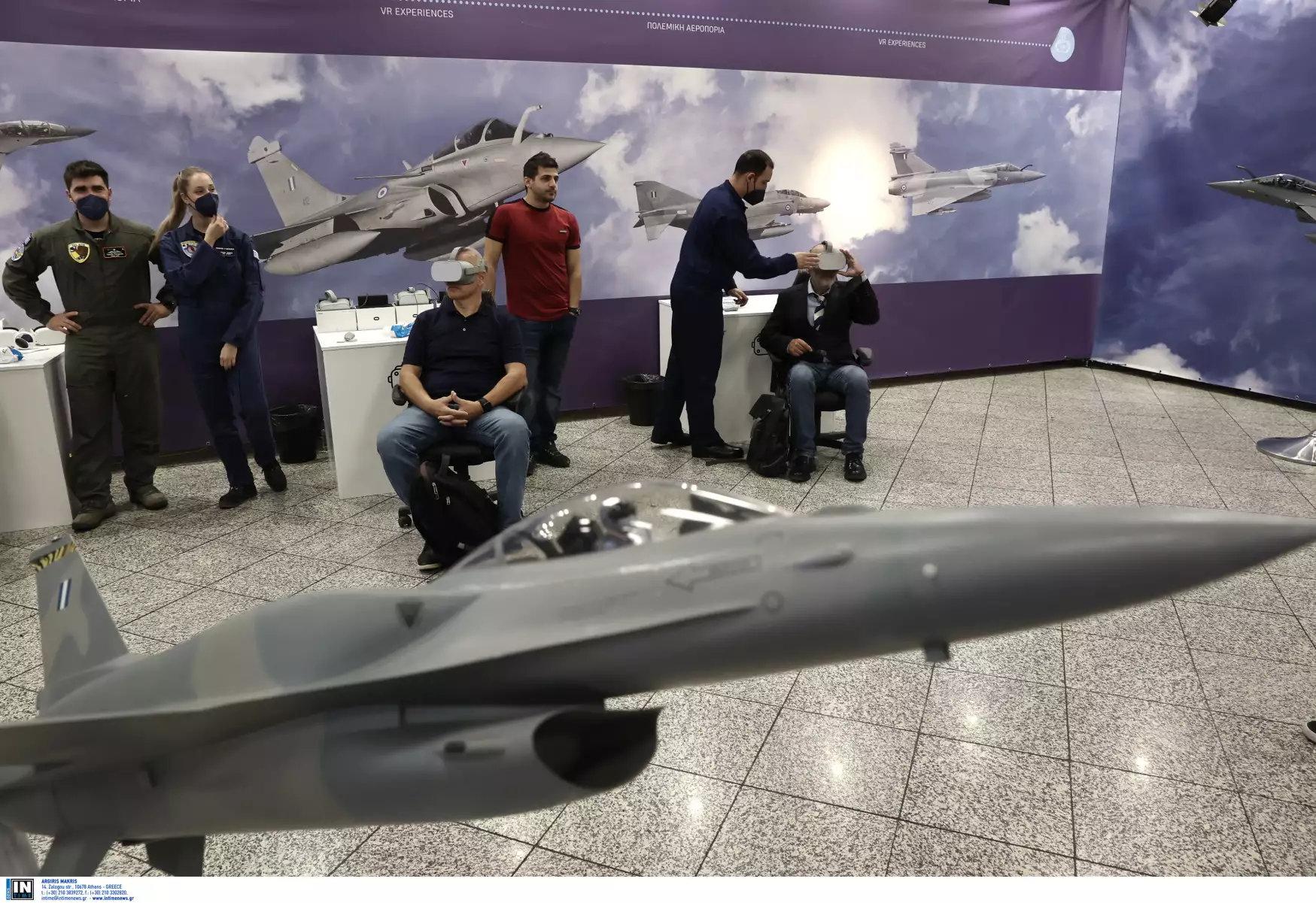 Έκθεση της Πολεμικής Αεροπορίας στο Μετρό του Συντάγματος: F-35, Rafale και εξομοιωτές F-16 ανοιχτά για το κοινό