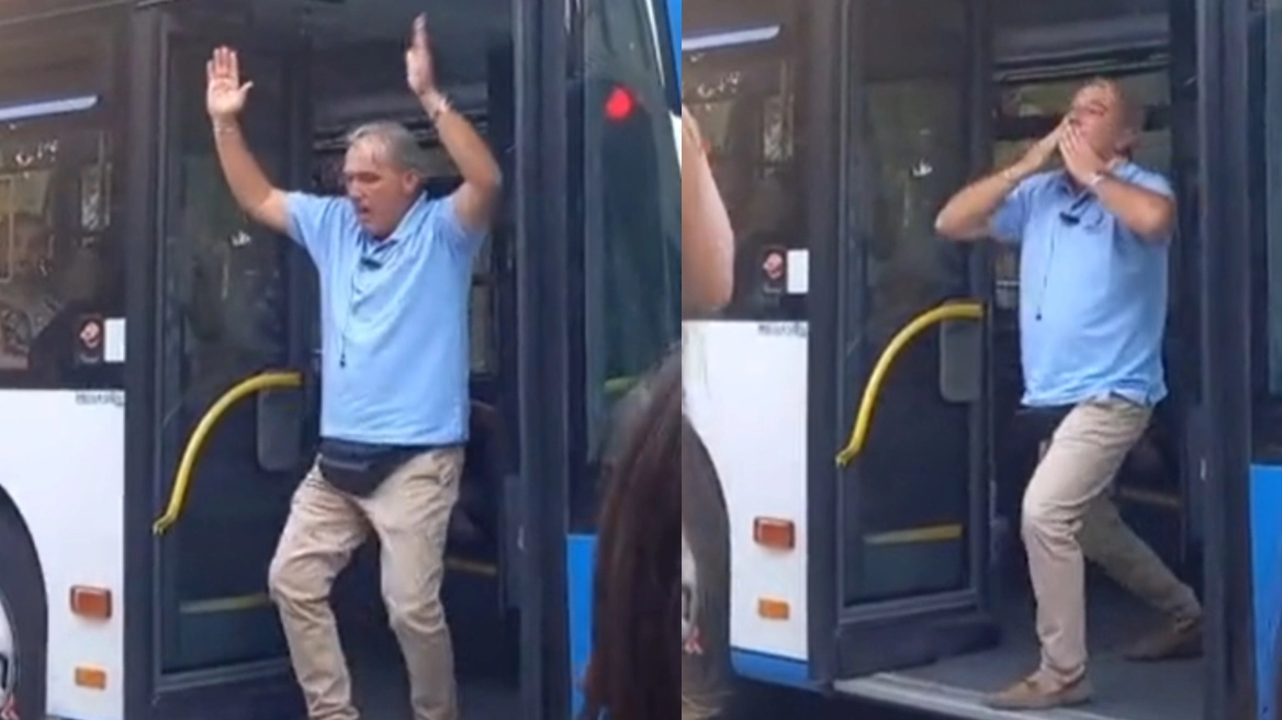 Ρόδος: Ο «τρελός» οδηγός λεωφορείου που λατρεύουν οι ντόπιοι – Έχει γίνει viral στο TikTok