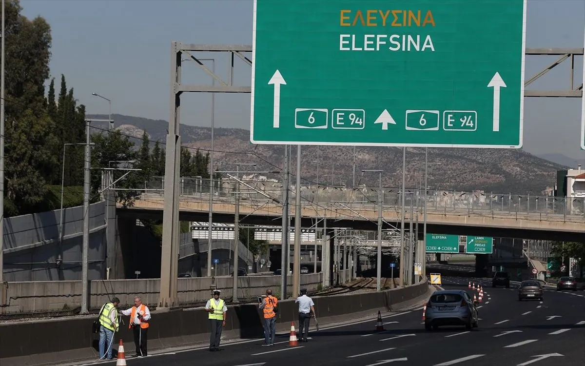 Κίνηση: Αποκαταστάθηκε η κυκλοφορία των οχημάτων στην Αττική Οδό στο ρεύμα προς Ελευσίνα
