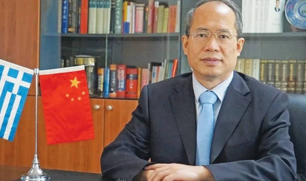 Πρέσβης Κίνας στην Αθήνα: «Η κυριαρχία και η εδαφική ακεραιότητα της Ελλάδας πρέπει να γίνεται σεβαστή»