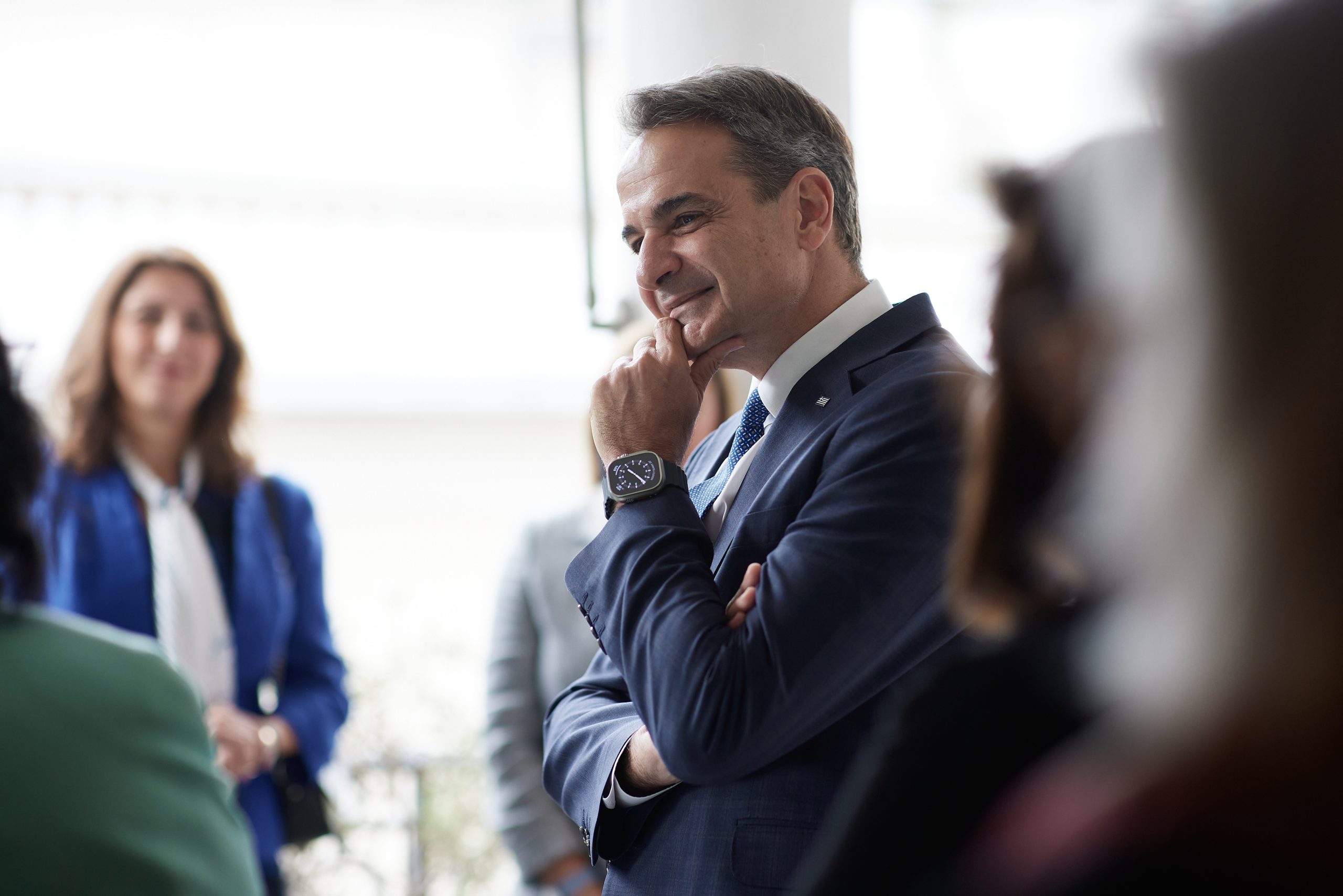 Ο Κυριάκος Μητσοτάκης συναντήθηκε με την… Βάνα Μπάρμπα στο Μέγαρο Μαξίμου!