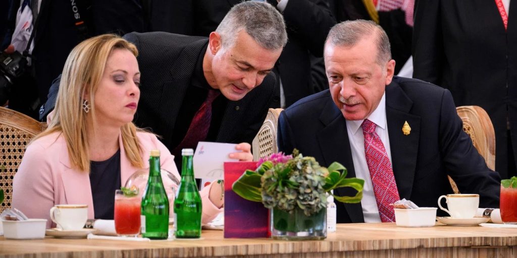 Τ.Μελόνι: Συνάντηση με Ρ.Τ.Ερντογάν και Τ.Μπάιντεν στη διάσκεψη της G20