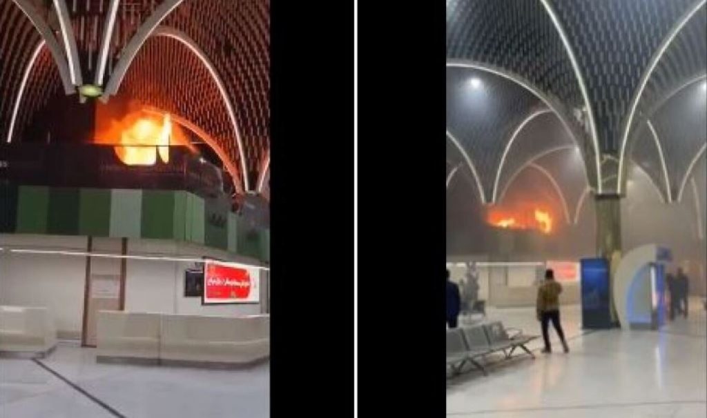 Ιράκ: Φωτιά εκδηλώθηκε στο αεροδρόμιο της Βαγδάτης (βίντεο)