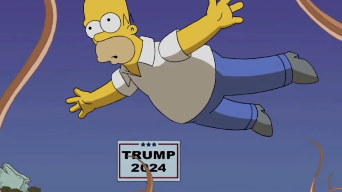 Οι Simpsons είχαν προβλέψει την υποψηφιότητα του Ντόναλντ Τραμπ για τις προεδρικές εκλογές 2024