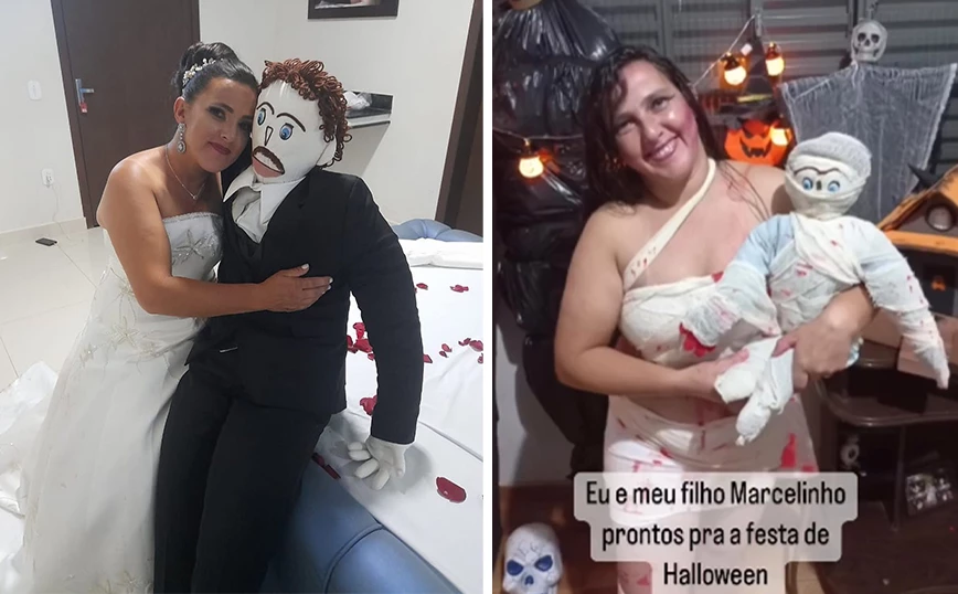 Βραζιλία: Η 37χρονη που παντρεύτηκε μία κούκλα καταγγέλλει ότι την… απάτησε με άλλη (βίντεο)