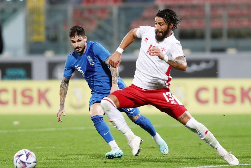 Φιλική ισοπαλία για την Ελλάδα – Έμεινε στο 2-2 με τη Μάλτα εκτός έδρας