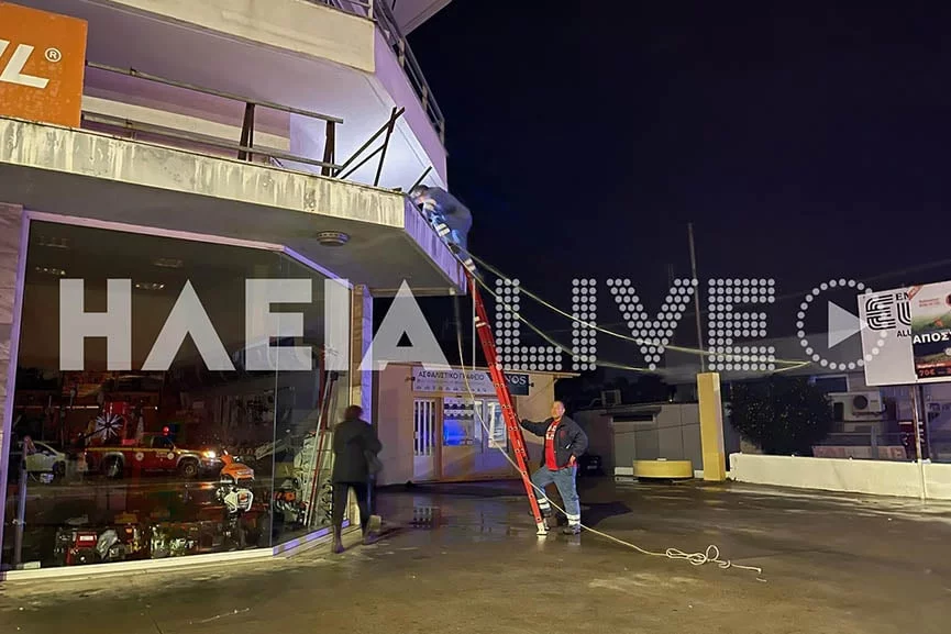 Πύργος: Ανεμοστρόβιλος σάρωσε την περιοχή του ΚΤΕΛ και ξήλωσε στέγες