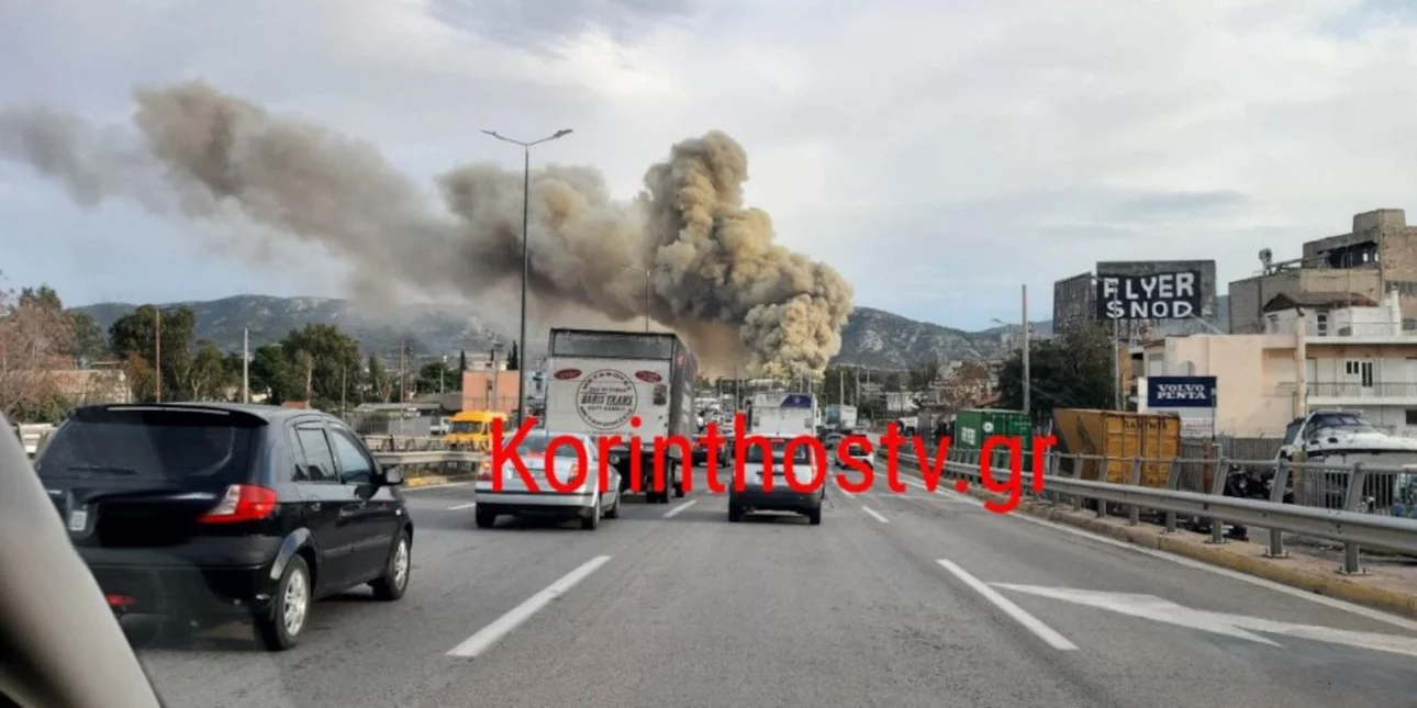 Ασπρόπυργος: Υπό μερικό έλεγχο η φωτιά στο εργοστάσιο διαχείρισης αποβλήτων (upd)