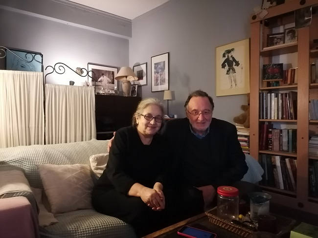 Επίσκεψη Π.Λαφαζάνη στην δημοσιογράφο Ι.Κολοβού