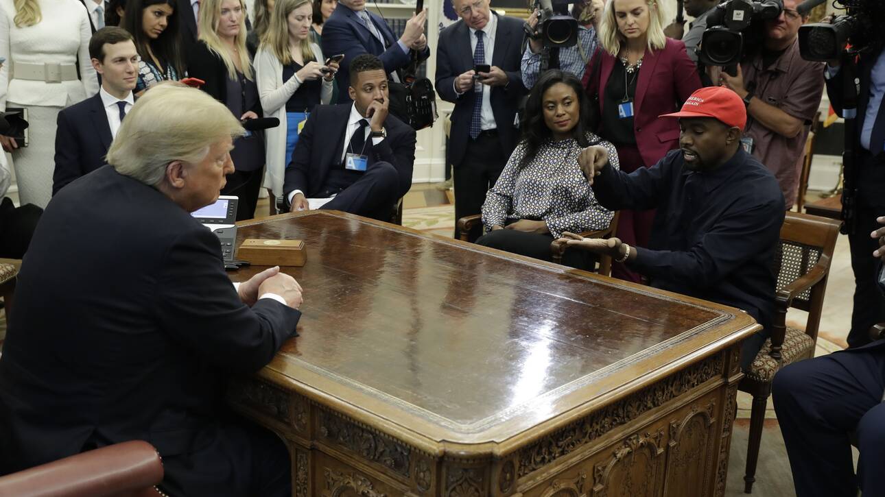 ΗΠΑ: Ο Κάνιε Γουεστ θα είναι υποψήφιος στις εκλογές του 2024 και θέλει για αντιπρόεδρό του τον Ν.Τραμπ