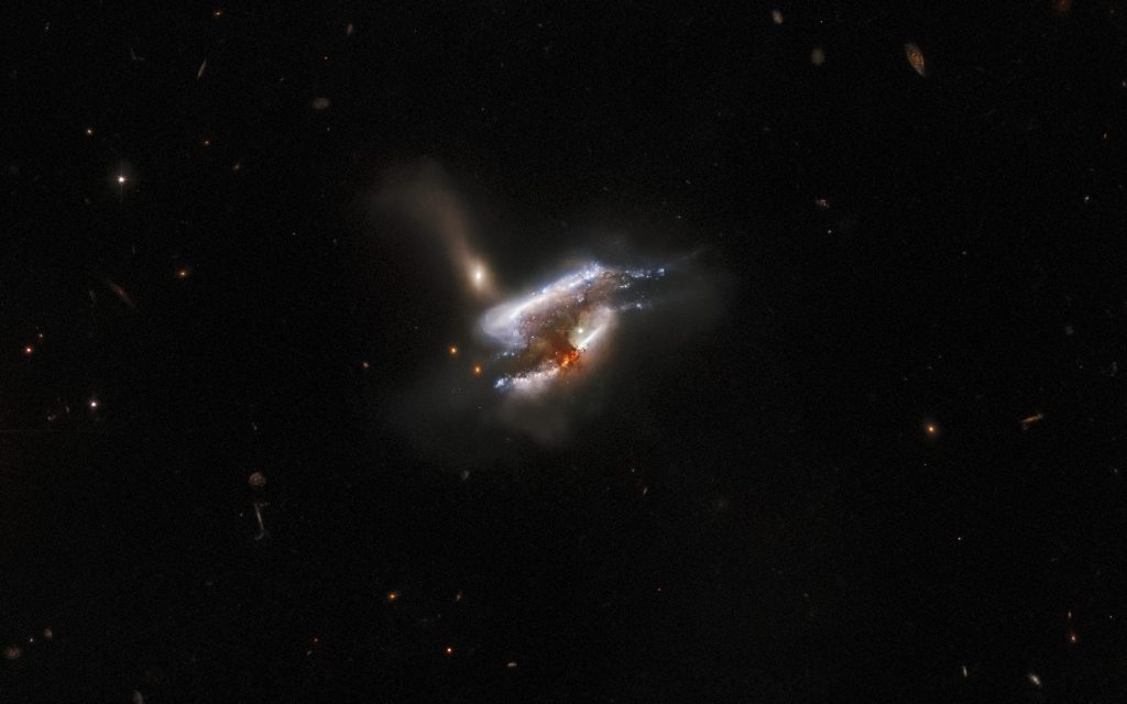 NASA: Δείτε πως φαίνεται η συγχώνευση γαλαξιών – Εικόνα από το τηλεσκόπιο Hubble
