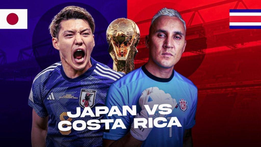 Μουντιάλ 2022: Η Ιαπωνία αντιμετωπίζει την Κόστα Ρίκα (Α’ Ημίχρονο)