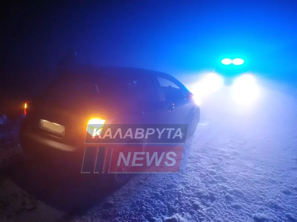Καλάβρυτα: Μεγάλη επιχείρηση για τον απεγκλωβισμό δύο ατόμων στον χιονισμένο Χελμό