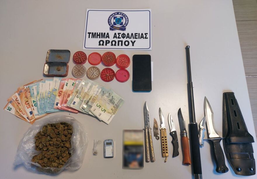 Ωρωπός: Συνελήφθη 14χρονος που βρέθηκαν στο σπίτι του 7 μαχαίρια