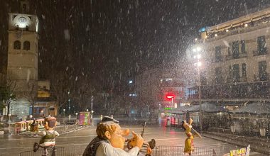 Έπεσαν τα πρώτα χιόνια στην Ελλάδα: Χιονόπτωση στο κέντρο της Πτολεμαΐδας και της Κοζάνης