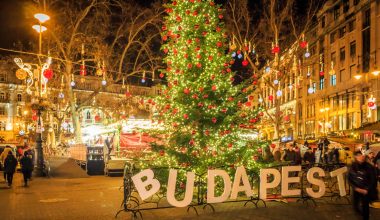 Ουγγαρία: Πολίτες κάνουν… στατικό ποδήλατο για να ανάψουν τα φώτα χριστουγεννιάτικου δένδρου στη Βουδαπέστη