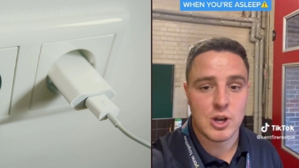 Πυροσβέστης εξηγεί γιατί δεν πρέπει να φορτίζετε το τηλέφωνό σας ενώ κοιμάστε (βίντεο)