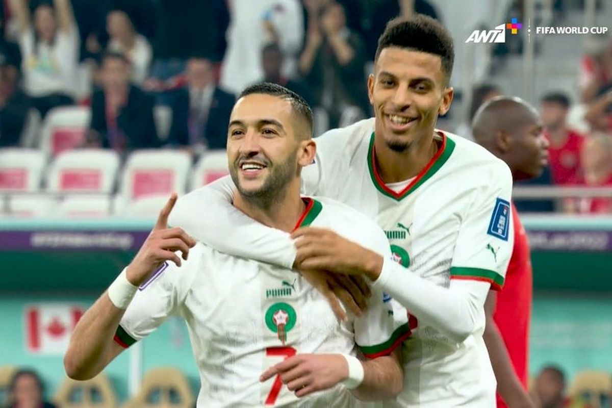 Μουντιάλ: Το Μαρόκο νίκησε τον Καναδά και «έκλεψε» την πρωτιά του ομίλου από την Κροατία (2-1)
