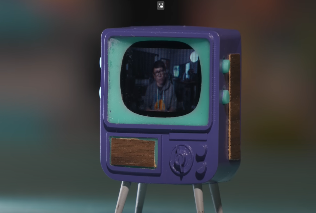 Αντίθετα στο ρεύμα: Αυτή είναι η μικρότερη τηλεόραση στον κόσμο (βίντεο)