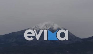 Εύβοια: Έπεσαν τα πρώτα χιόνια