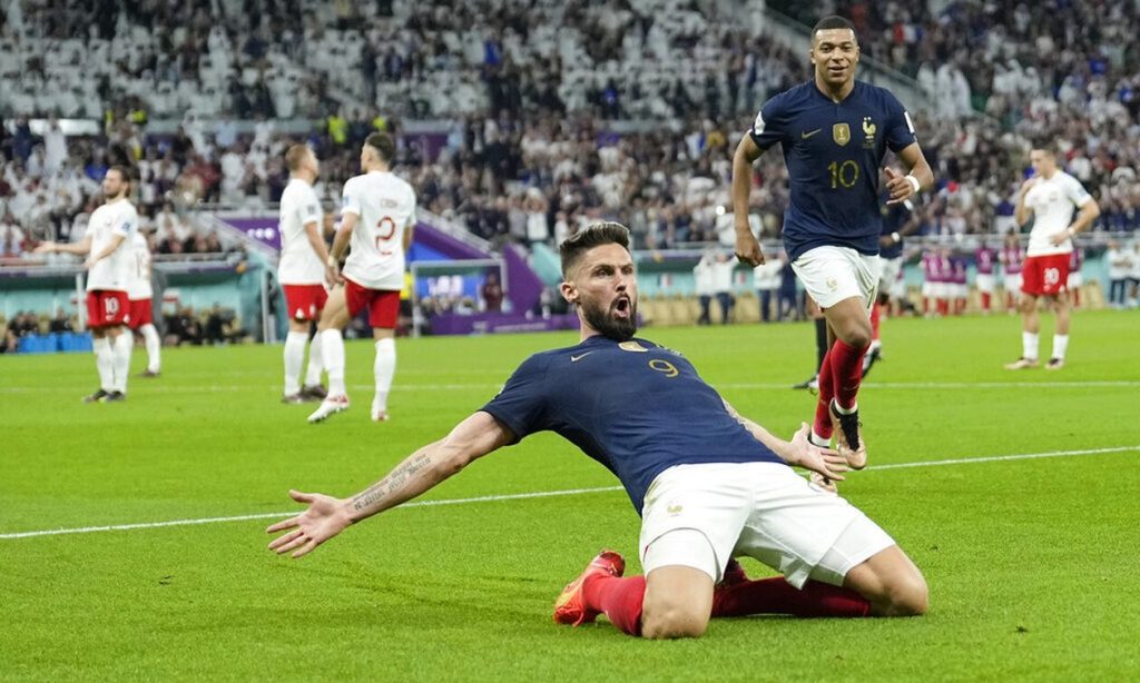 Μουντιάλ: Ο Ο.Ζιρού σκόραρε κόντρα στην Πολωνία και έγινε ο πρώτος σκόρερ στην ιστορία των Γάλλων