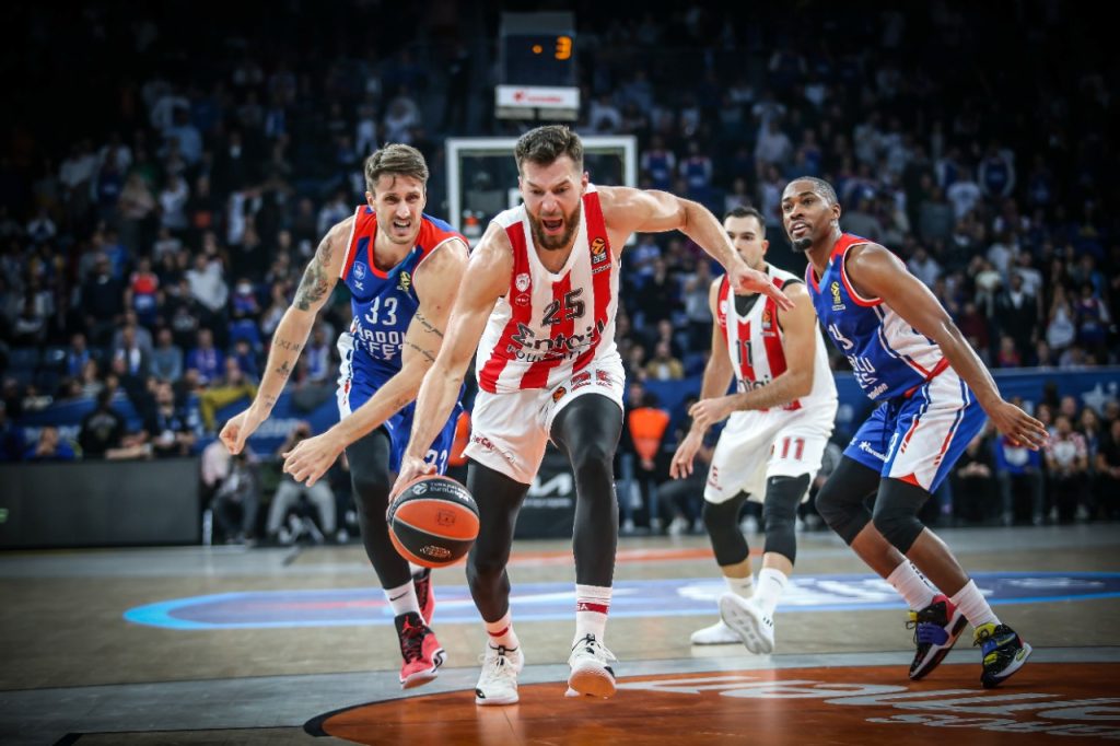 Euroleague: Ο Ολυμπιακός επέστρεψε στις νίκες – Κέρδισε τη Βίρτους Μπολόνια 117-71