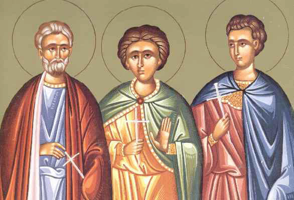 Σήμερα 10 Δεκεμβρίου τιμώνται οι Άγιοι Μηνάς ο Καλλικέλαδος, Ερμογένης και Εύγραφος