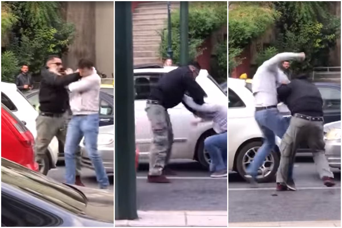 Αμπελόκηποι: Άγριο ξύλο μεταξύ δύο οδηγών στη μέση του δρόμου (βίντεο)