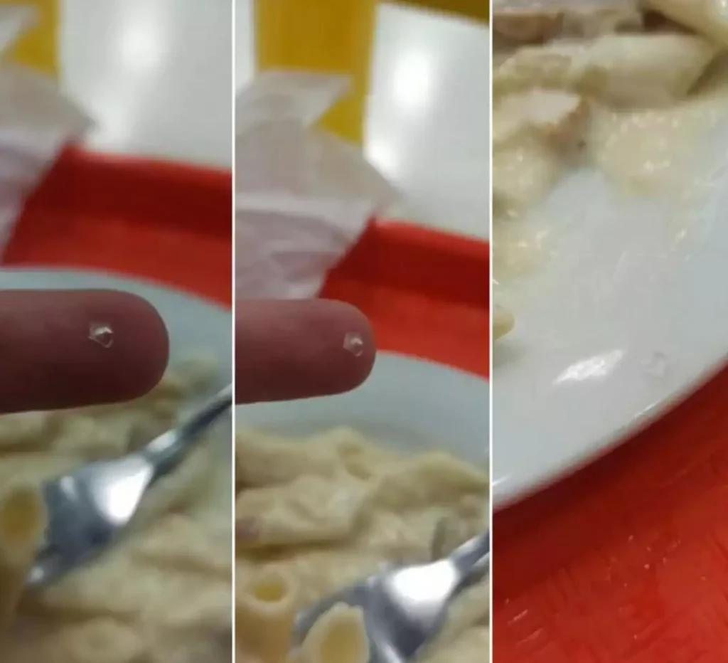 Πάτρα: Φοιτητής δείχνει το γυαλί που βρήκε στο φαγητό του – Η αντίδραση του Πρύτανη μετά την καταγγελία