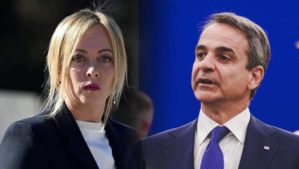 Με την Τζόρτζια Μελόνι συναντήθηκε για πρώτη φορά ο Κυριάκος Μητσοτάκης στις Βρυξέλλες
