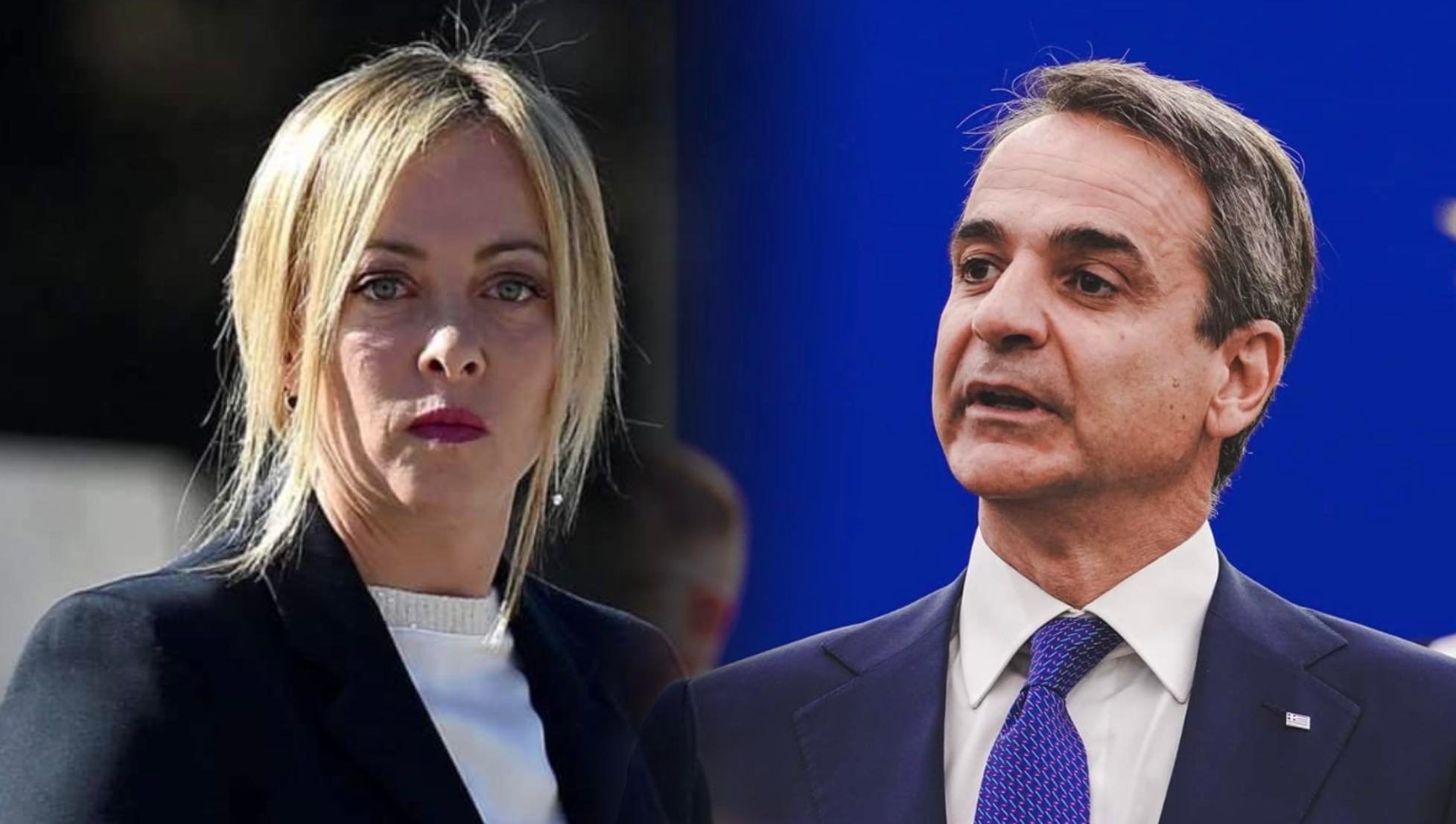 Με την Τζόρτζια Μελόνι συναντήθηκε για πρώτη φορά ο Κυριάκος Μητσοτάκης στις Βρυξέλλες