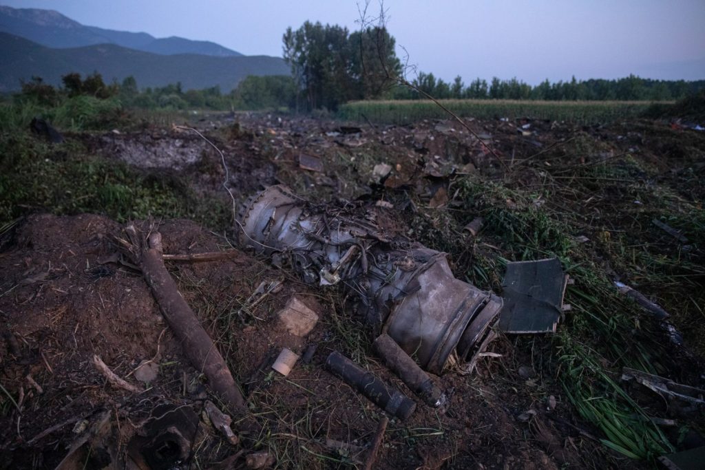Καβάλα: Απομακρύνονται μετά από 6 μήνες τα συντρίμμια από τη συντριβή του αεροσκάφους Antonov