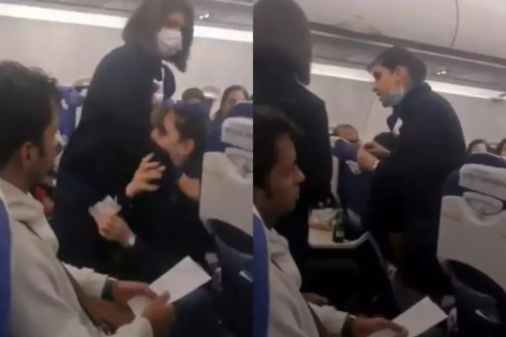 «Χαμός» κατά τη διάρκεια πτήσης – Έξαλλη αεροσυνοδός σε αγενή επιβάτη: «Δεν είμαι υπηρέτριά σου» (βίντεο)