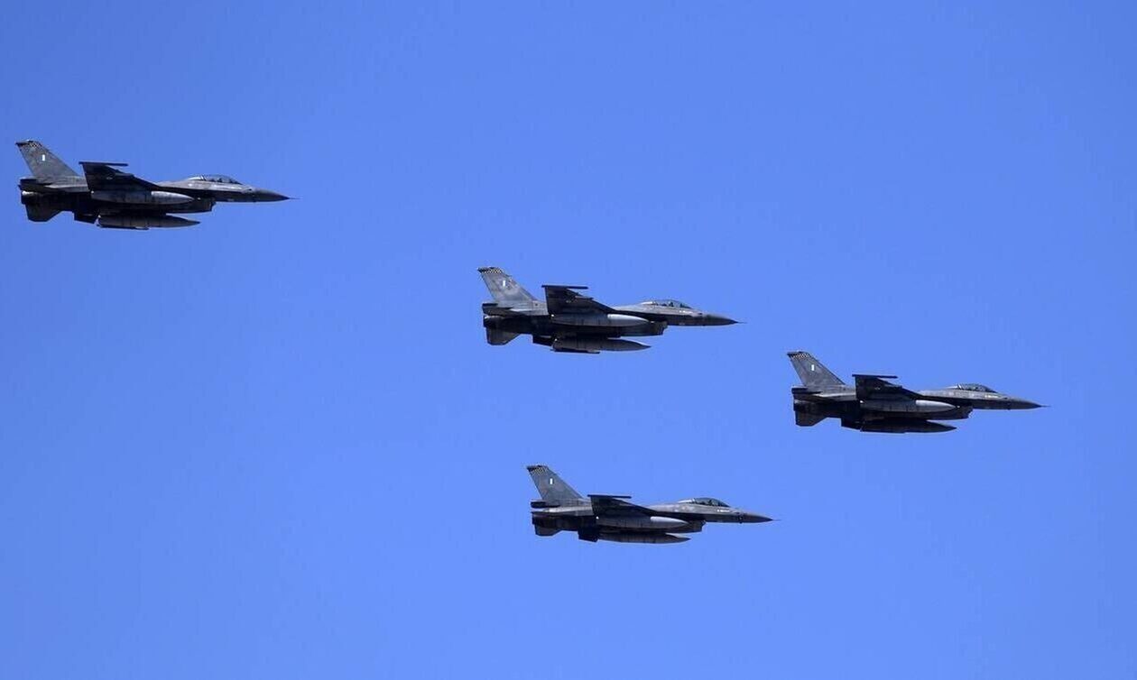 «Μπαράζ» τουρκικών υπερπτήσεων: Μαχητικά F-16 πάνω από Κίναρο και Γλάρο