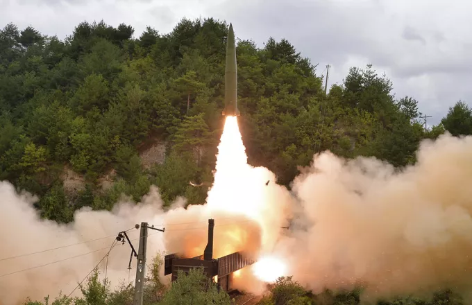 Νέα εκτόξευση βαλλιστικού πυραύλου από την Πιονγκγιάνγκ